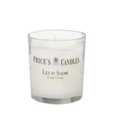 Price's Let It Snow Boxed Small Jar Candle